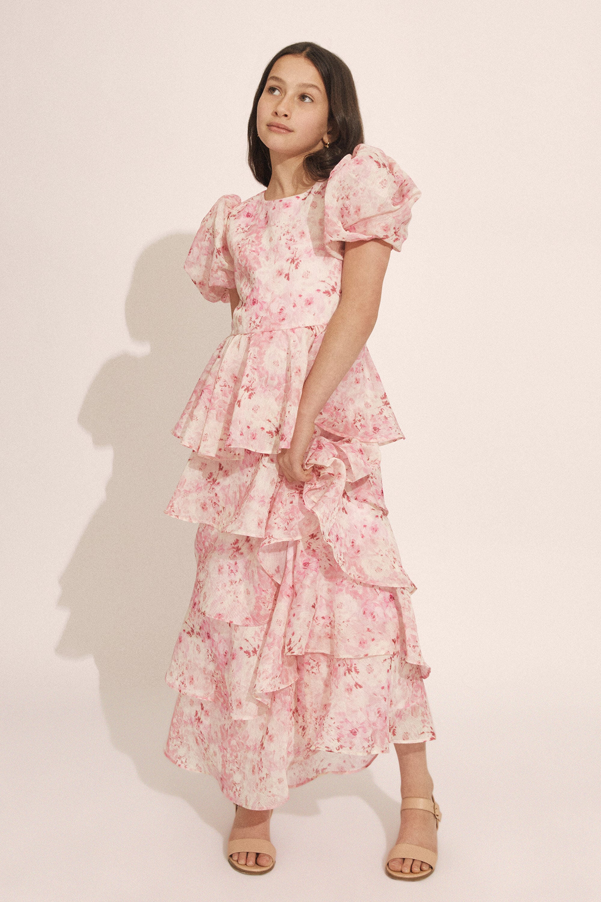 knee length dresses for ladies A-Line Halter Junior Bridesmaid Dress Flowy Chiffon Maxi Gown COCOMELODY  B0C7CGNHD6