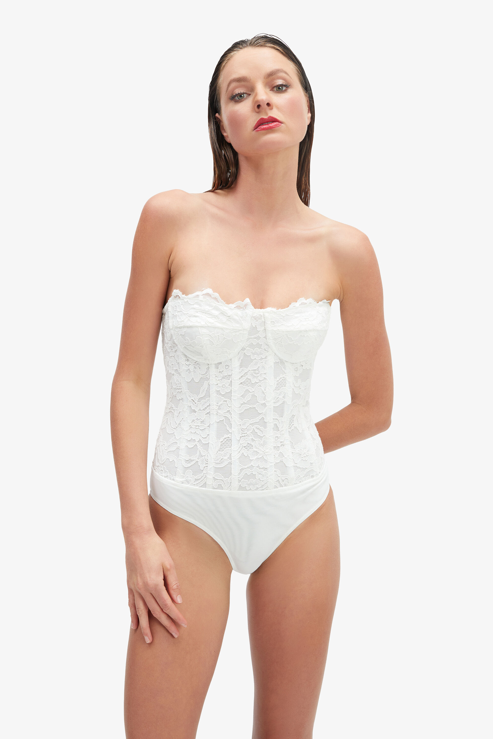 Bardot bodysuit 2025 white