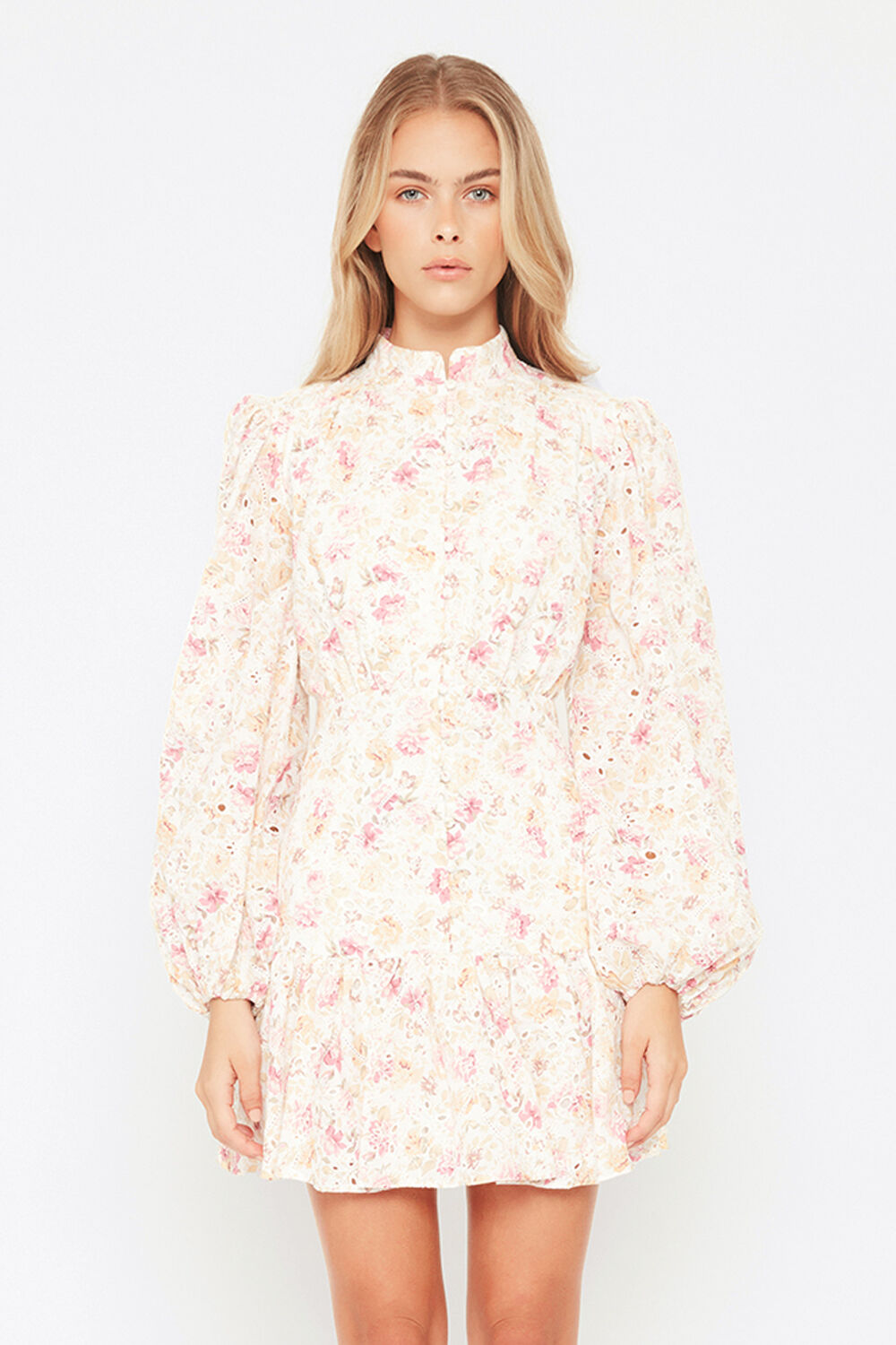 HENDRY FLORAL MINI DRESS