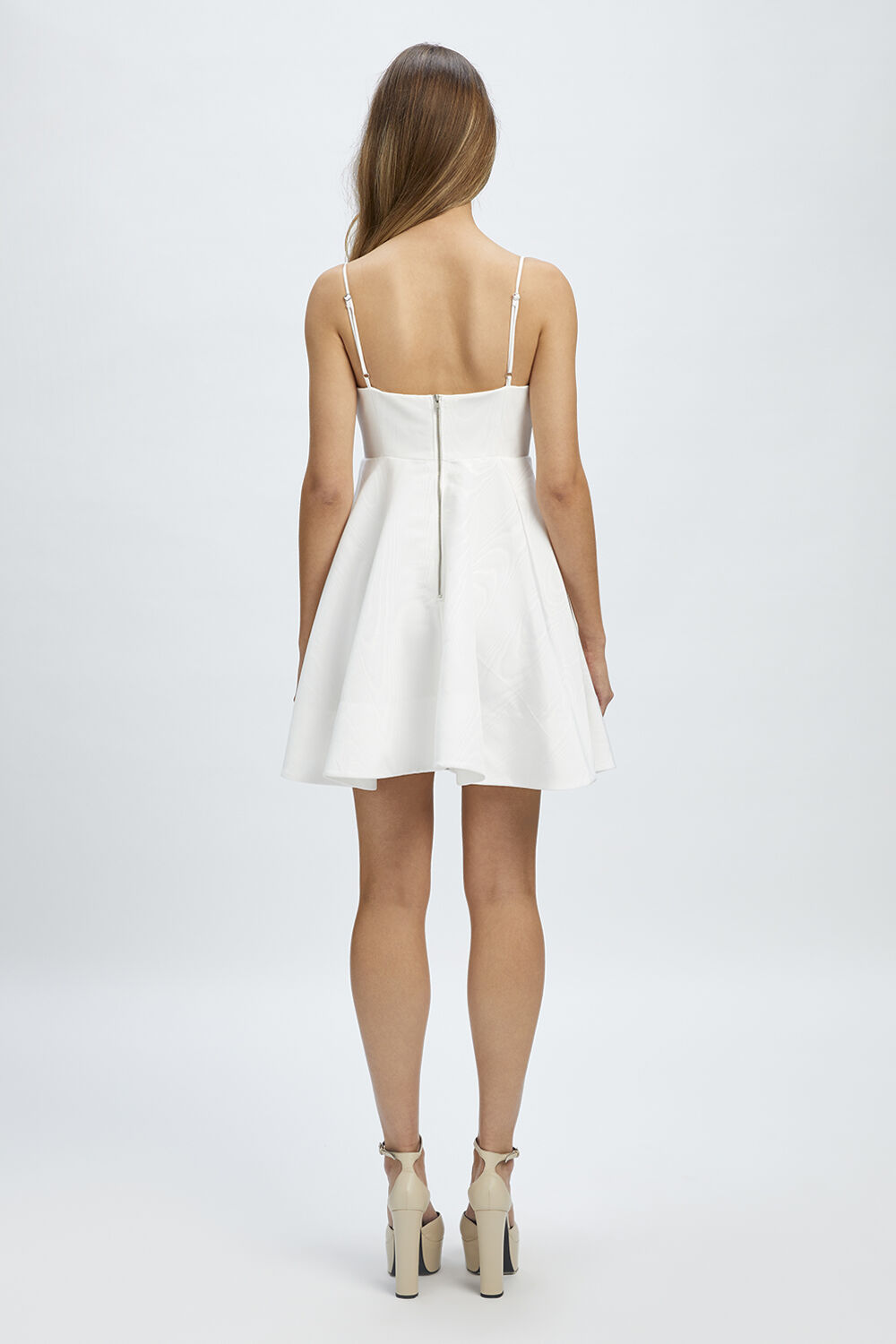 ANNABELLE MINI DRESS in colour BRIGHT WHITE