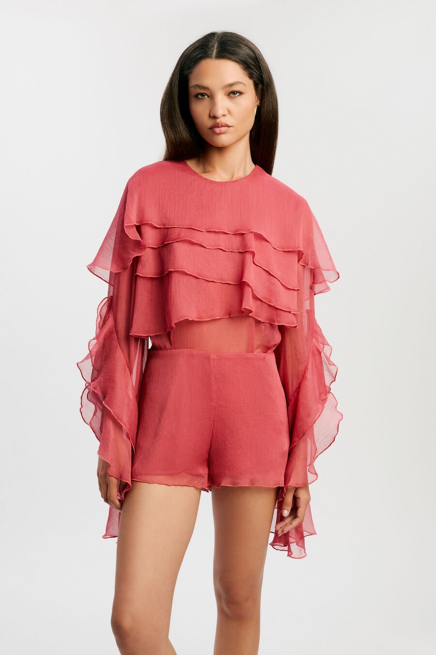 Carson Ruffle Playsuit
