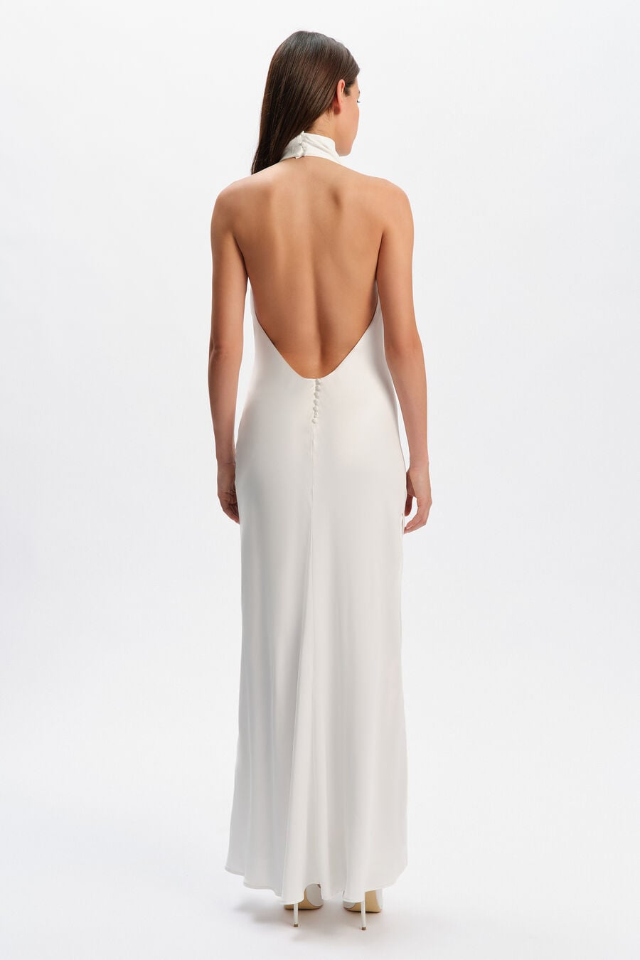 Maxine Satin Maxi Dress