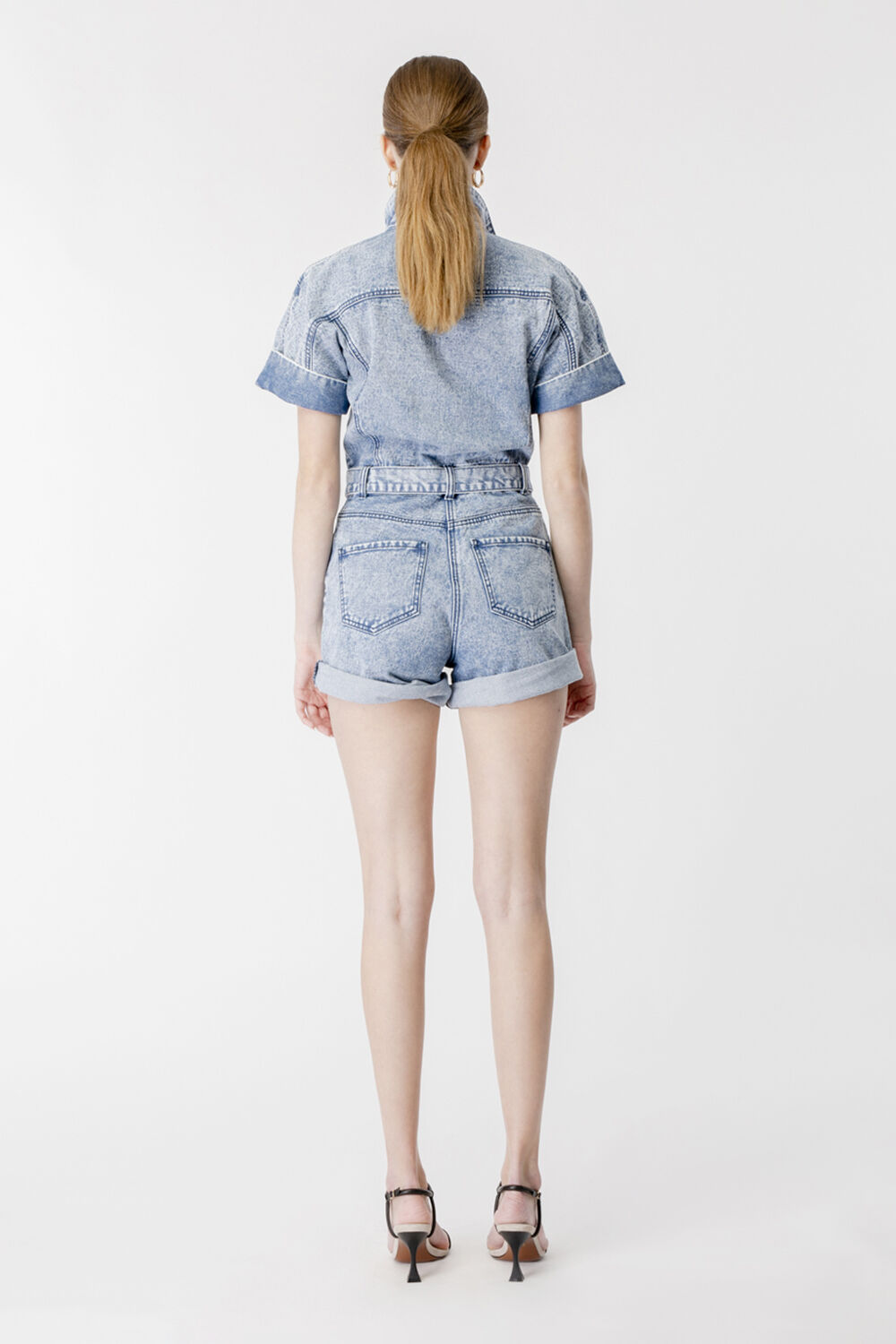 SASKIA DENIM ROMPER