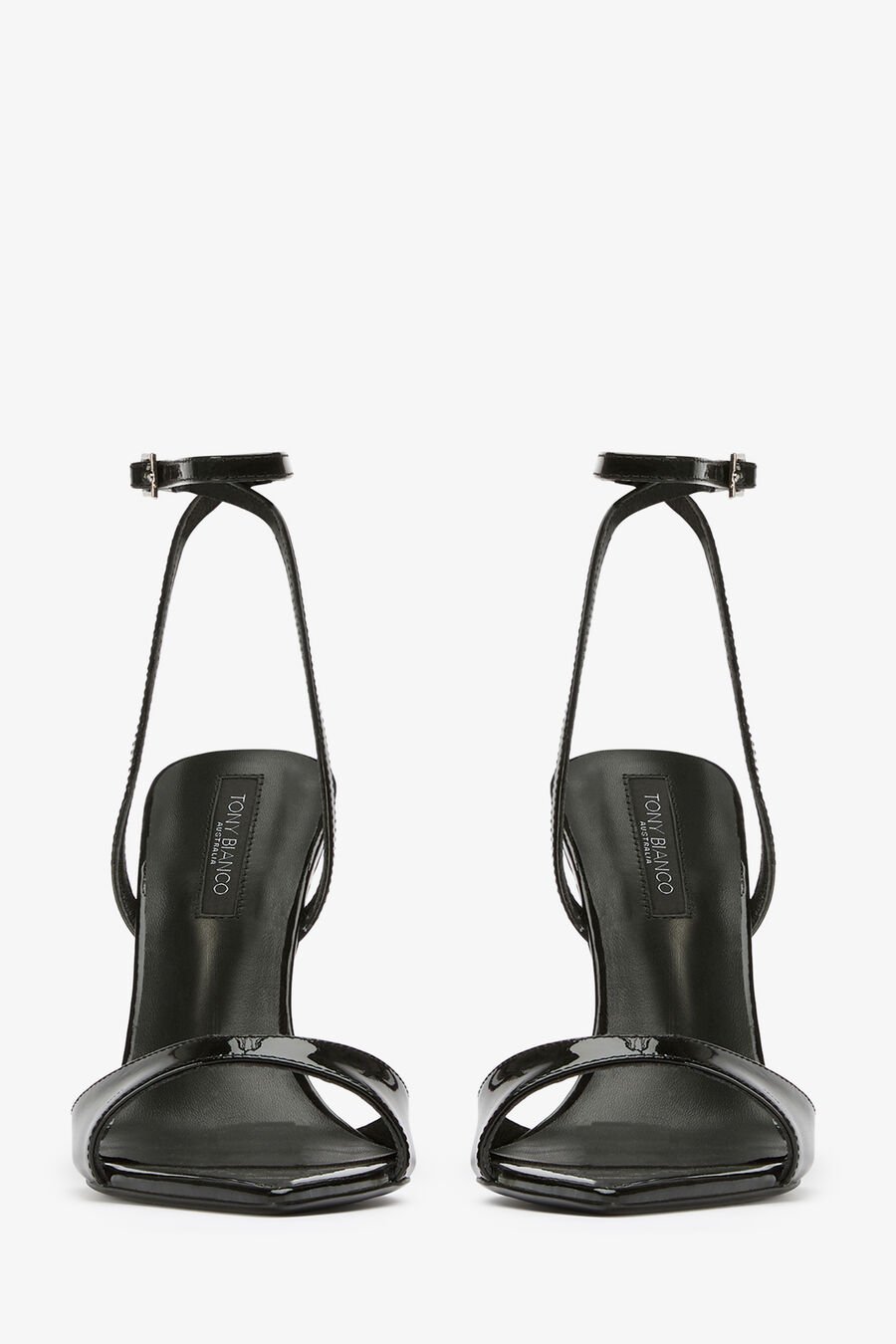 Tony Bianco Molly Black Patent Heels