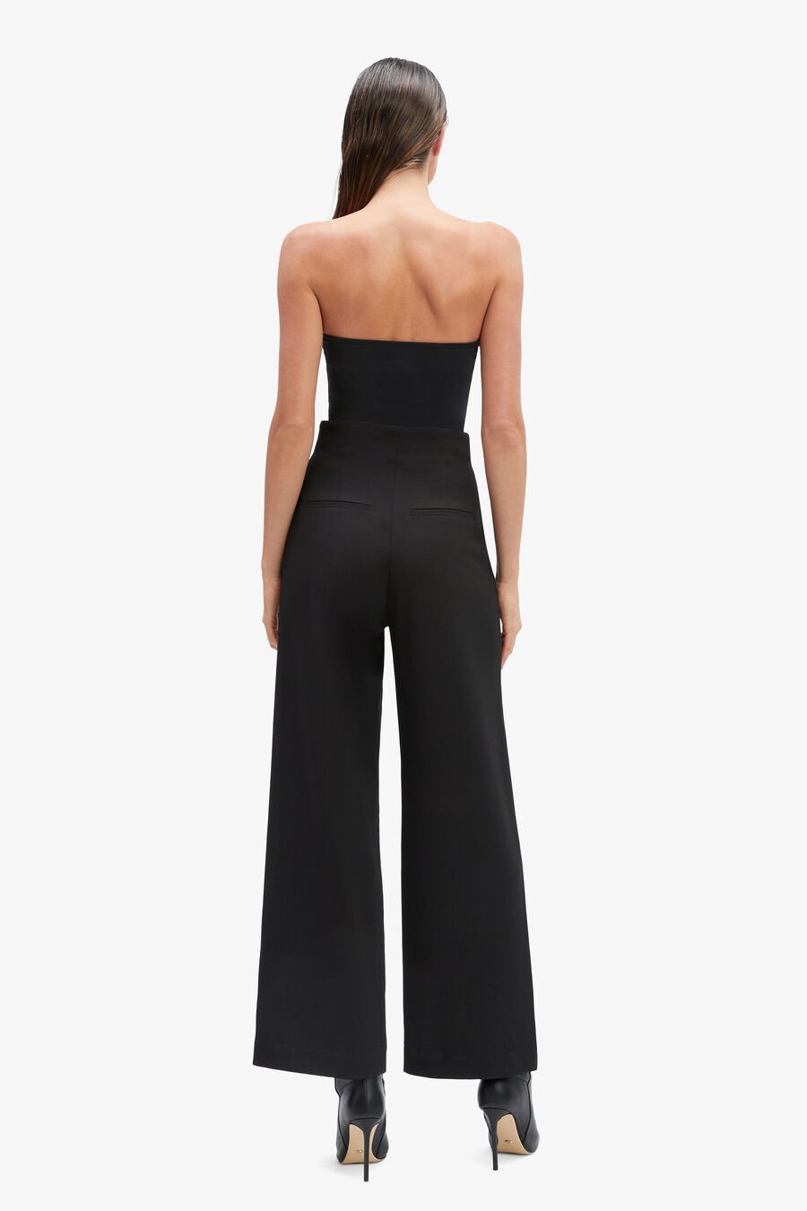 NYRA JERSEY BODYSUIT in colour BLACK