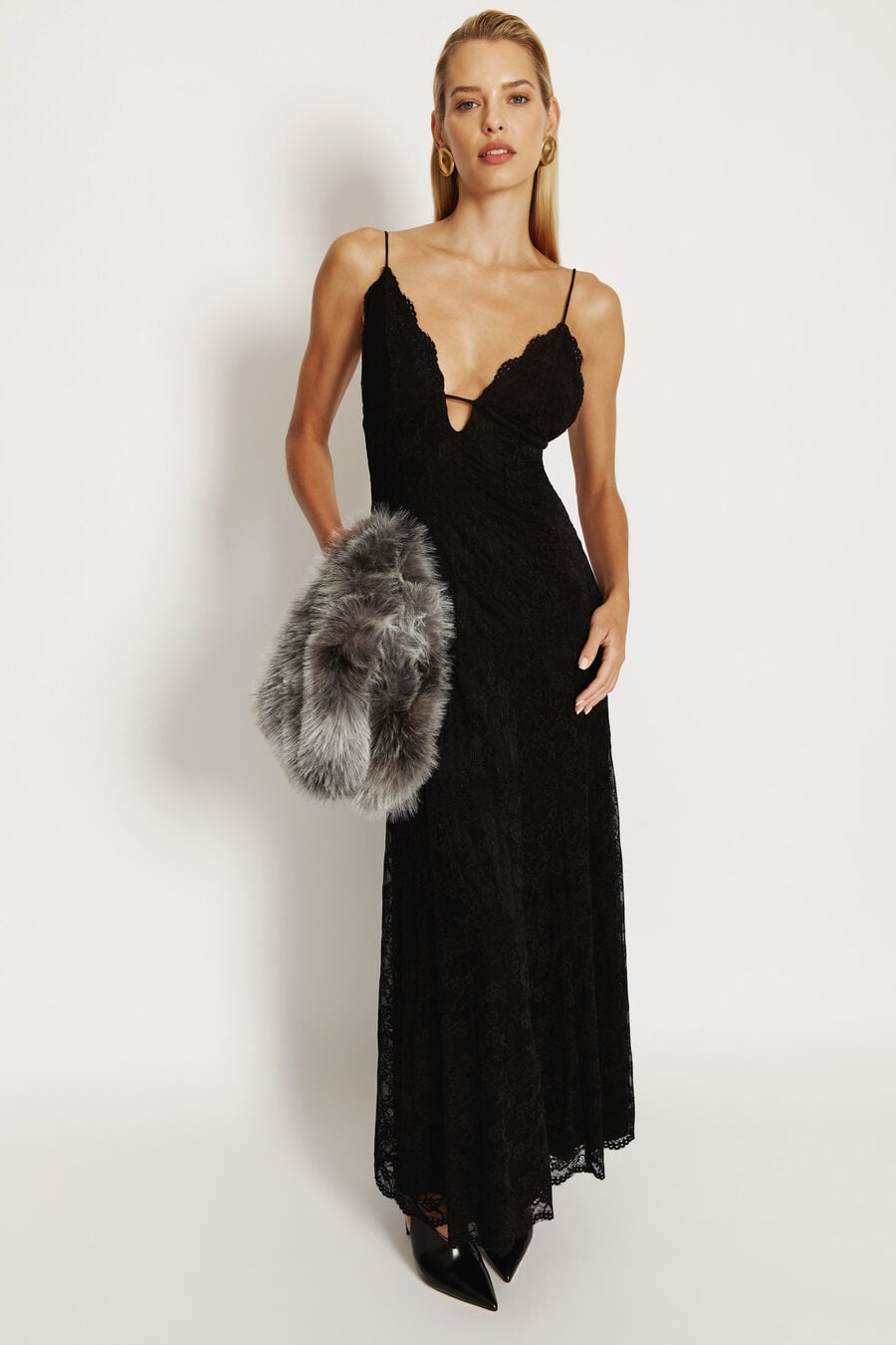 Sabrine Lace Maxi Dress
