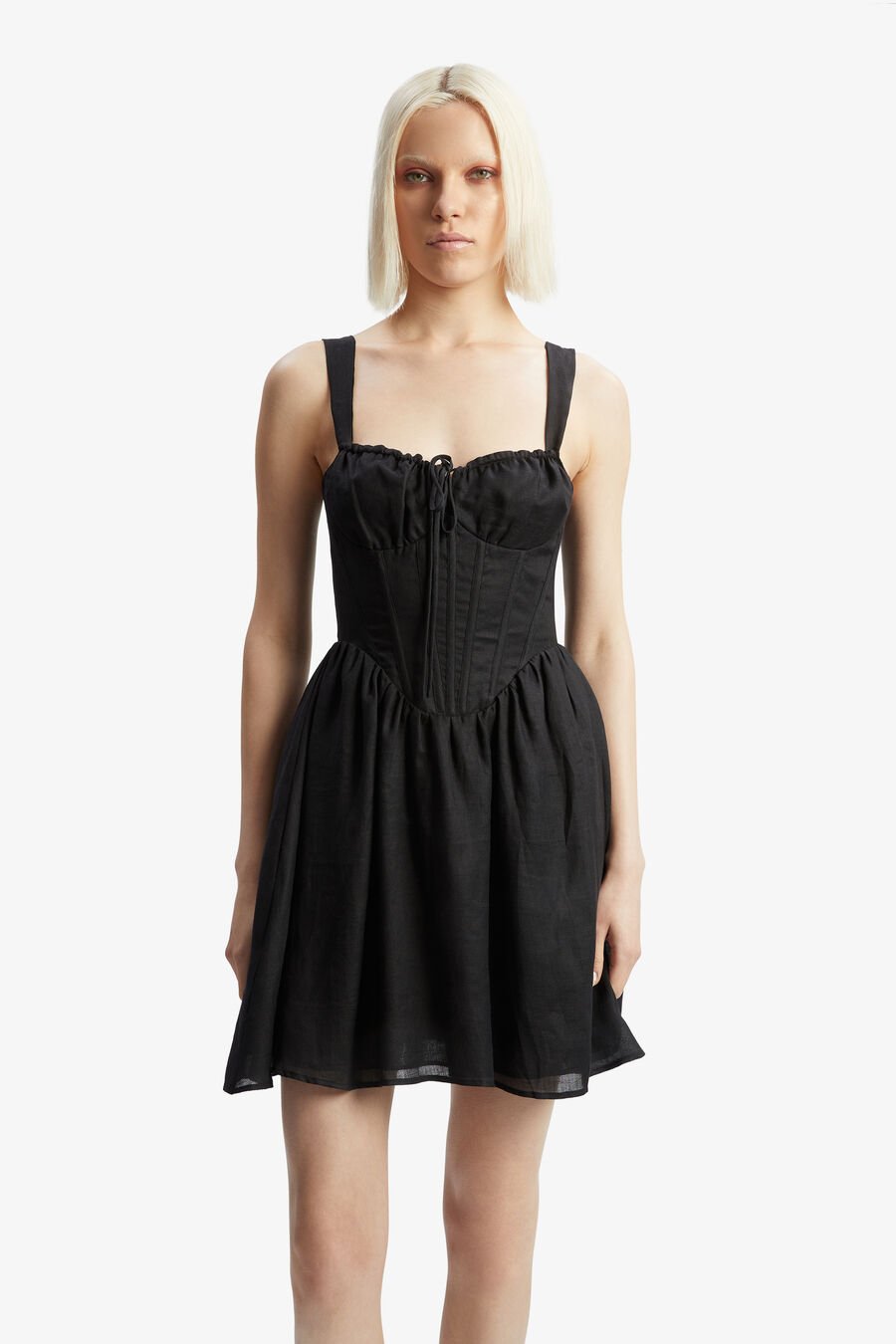 ESRA MINI DRESS in colour BLACK