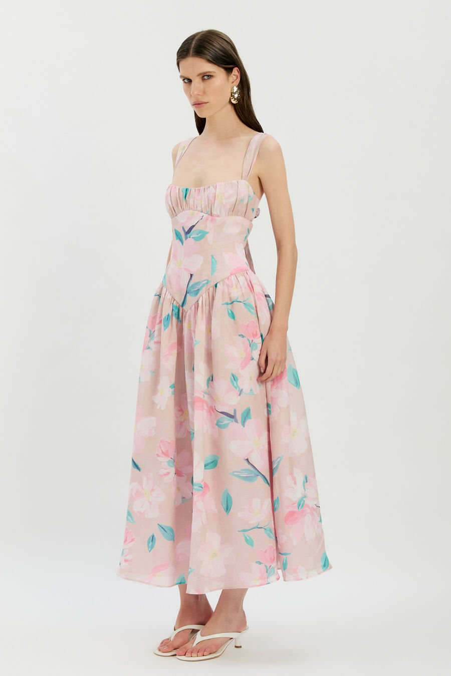 Cartia Printed Midi Dress