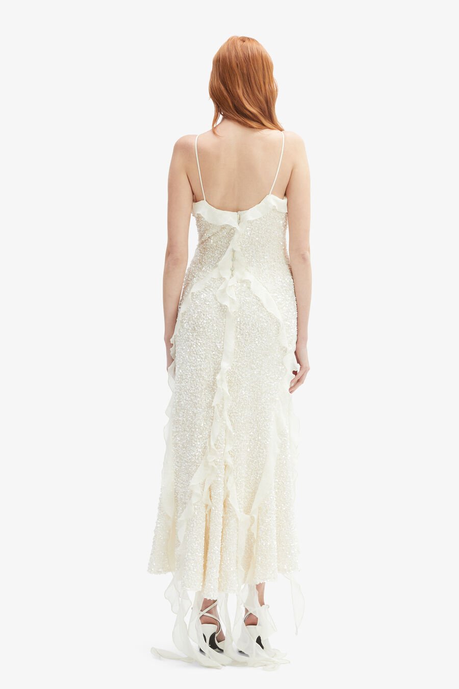 Marsella Ruffle Midi Dress