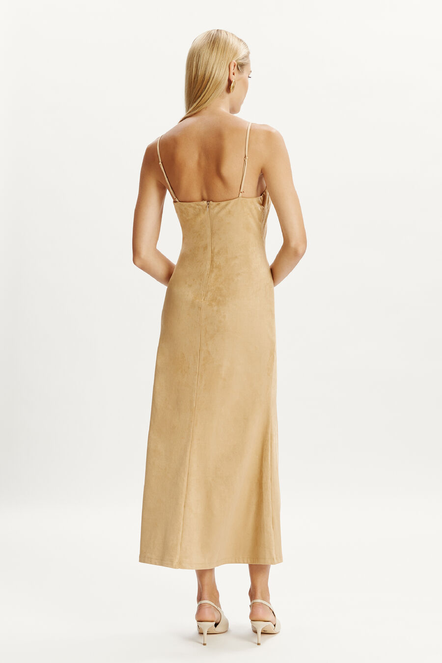 Nadira Vegan Suede Dress