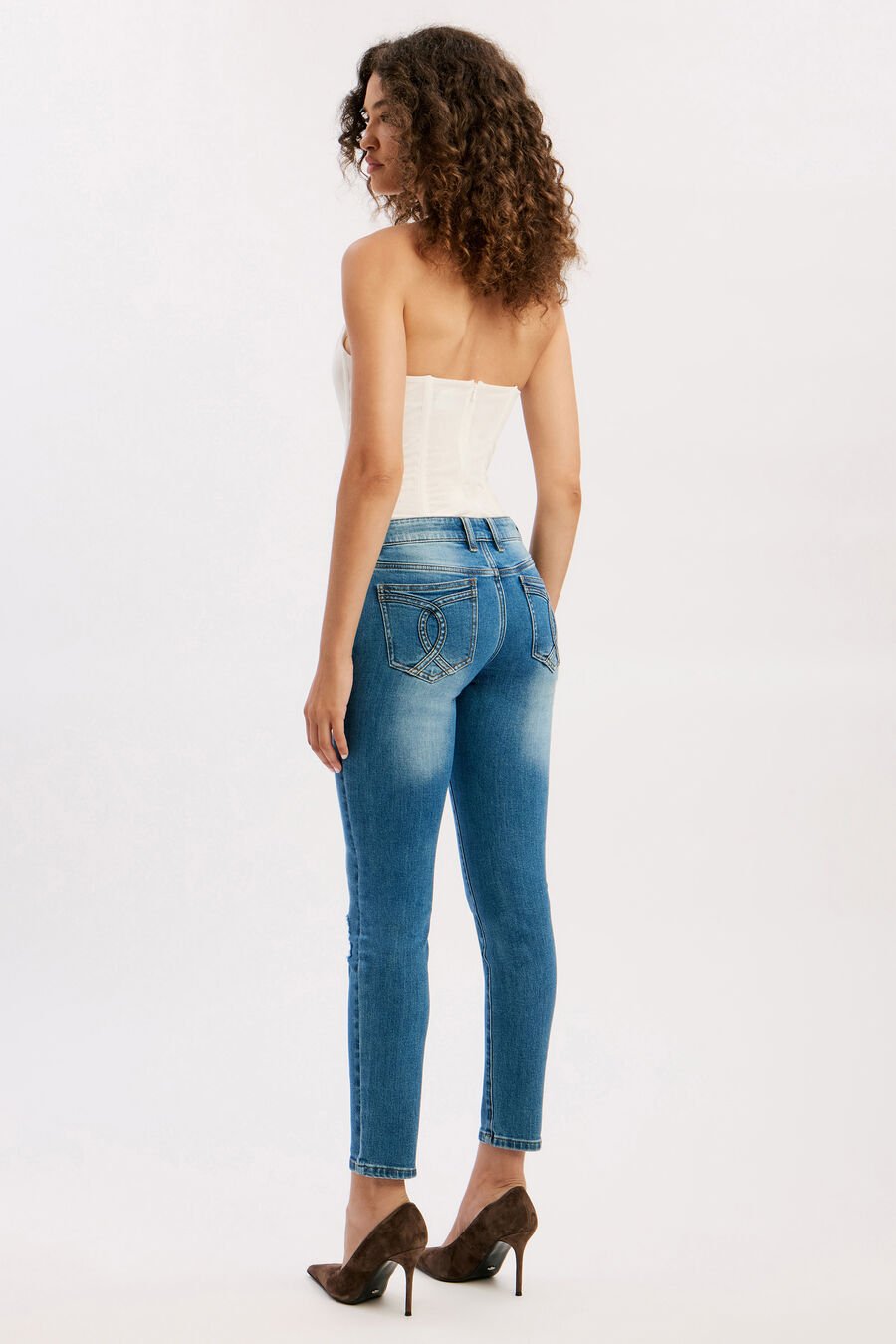 KATE HIPSTER JEANS II in colour DARKDENIM
