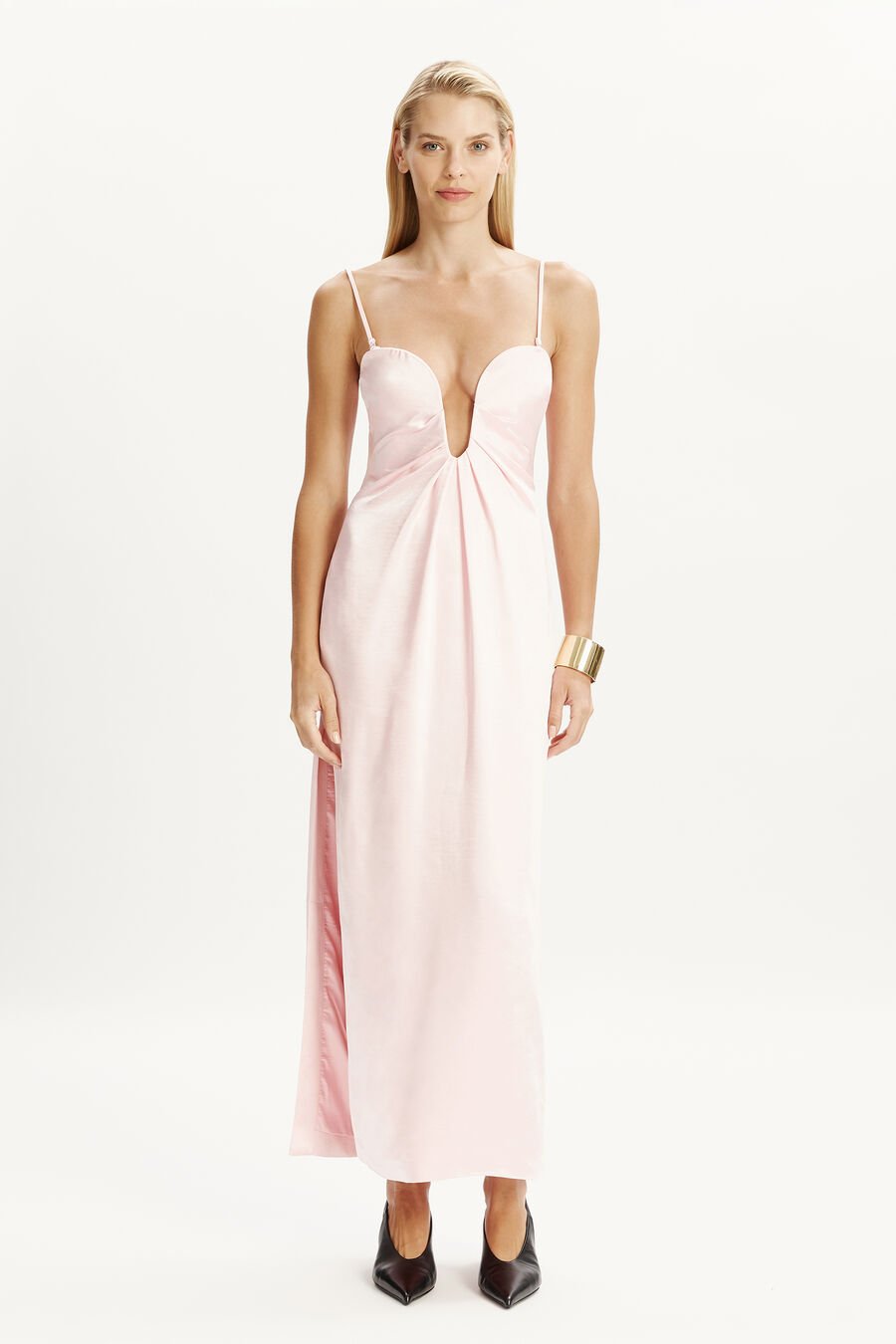 Clea Satin Maxi Dress