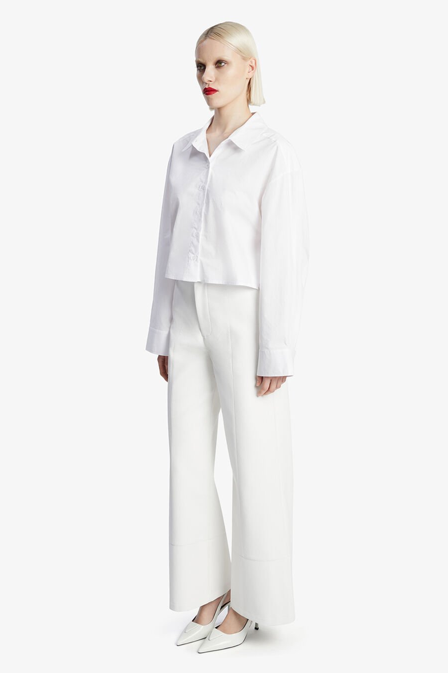 ROSITA OVERSIZED SHIRT in colour ORCHIDWHT