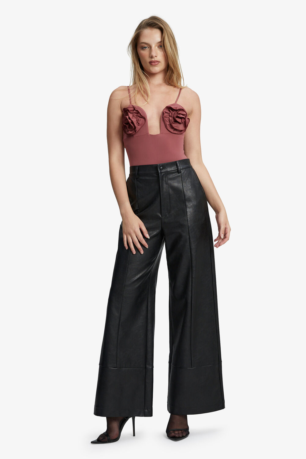 PALOMA JERSEY BODYSUIT in colour MOCHA BISQUE