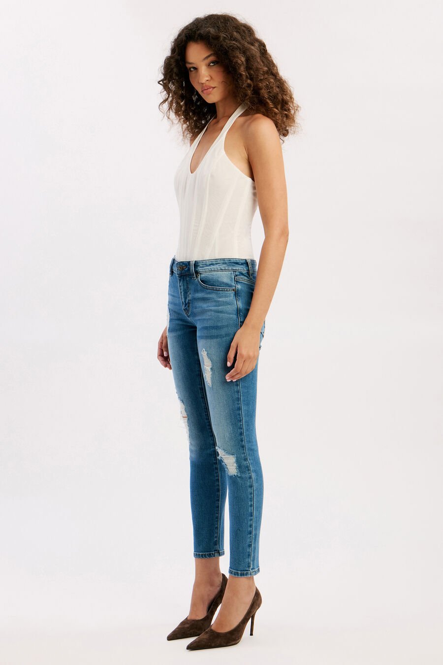 KATE HIPSTER JEANS II in colour DARKDENIM