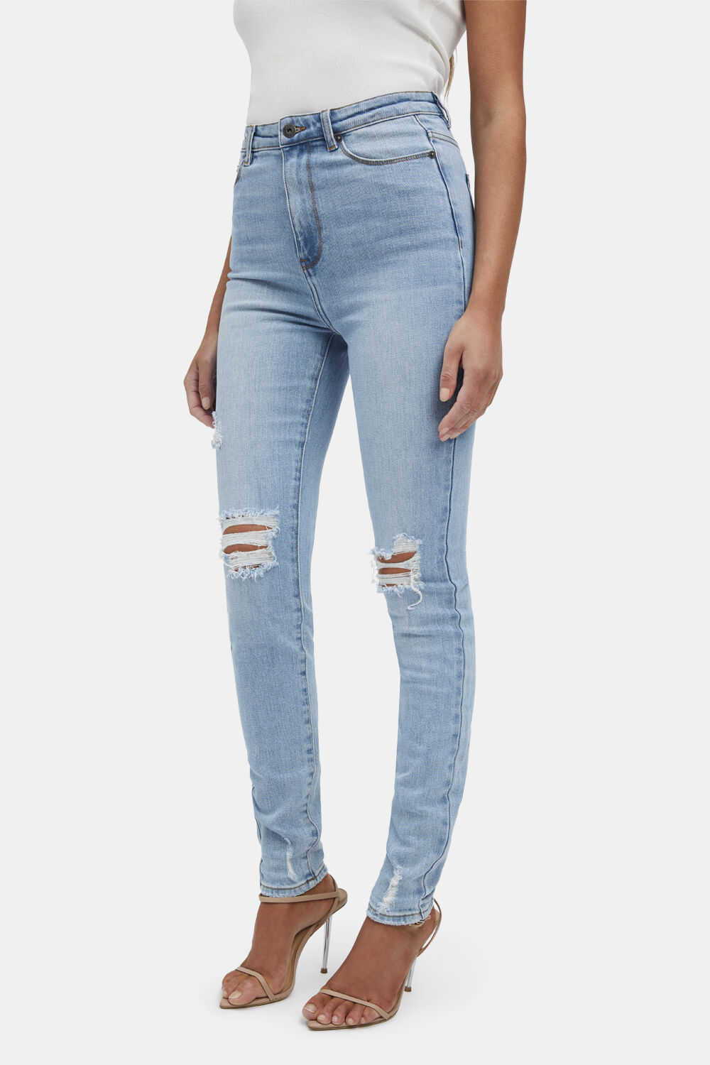 KHLOE SUPER HIGH TALL in colour NIGHTSHADOW BLUE
