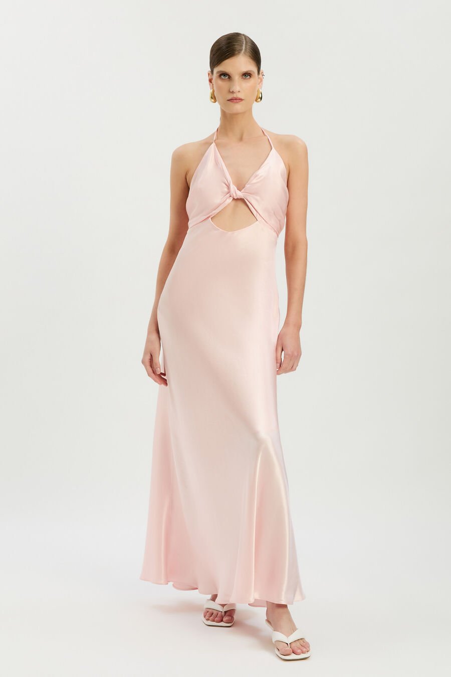 Isola Halter Neck Maxi Dress