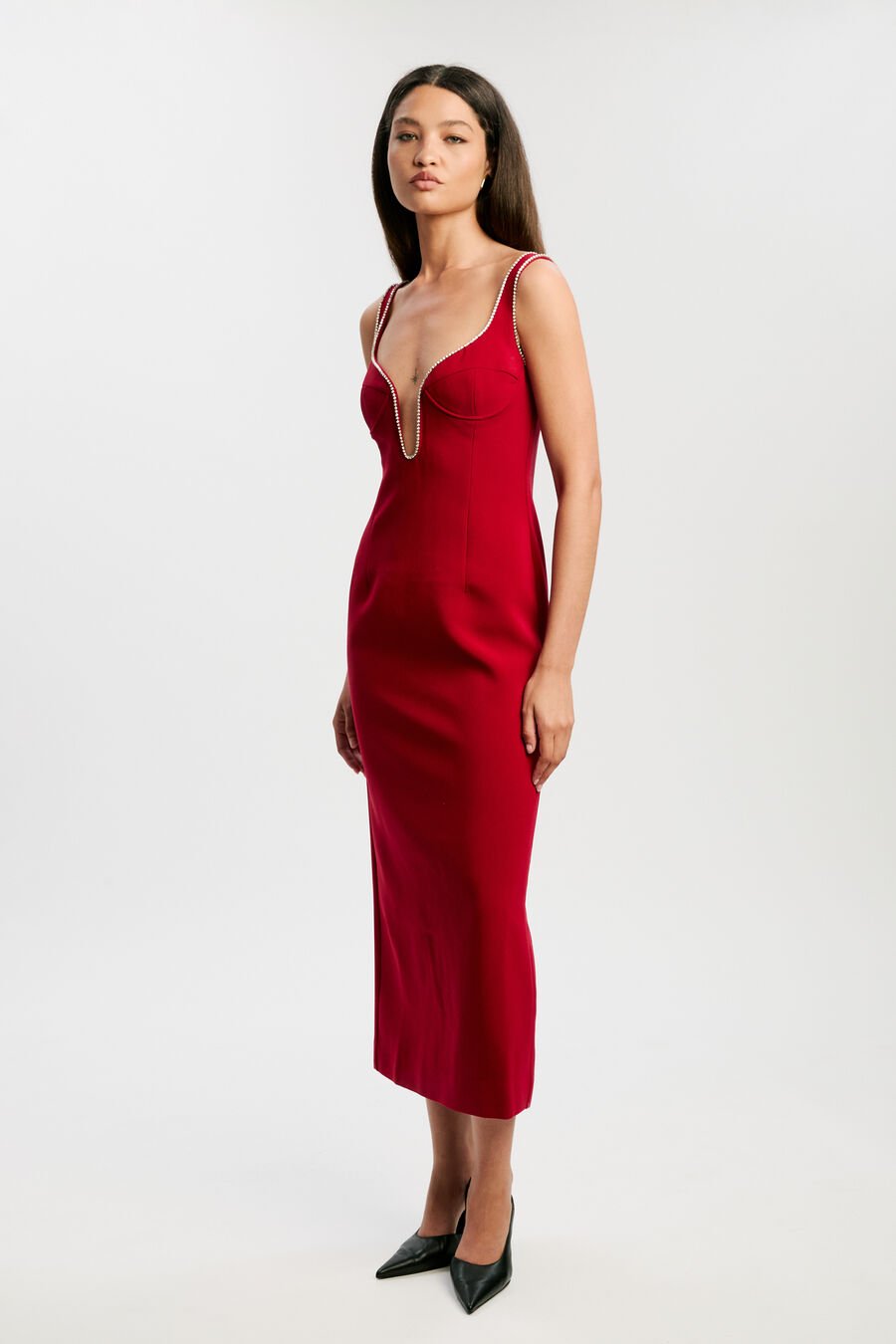 Brooklyn Diamonte Midi Dress