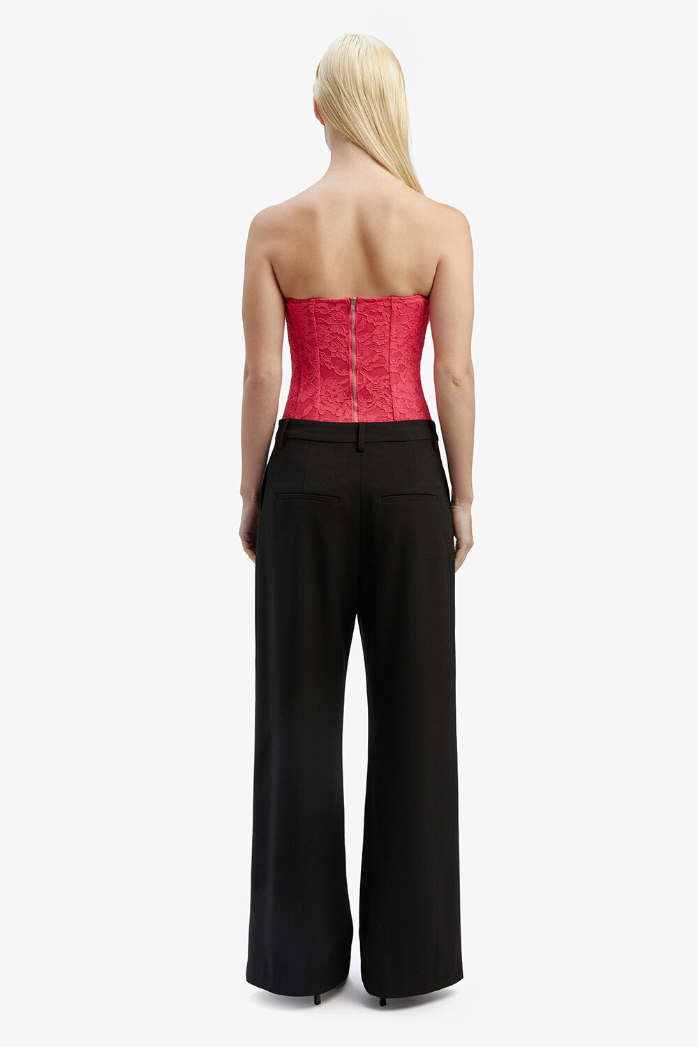 OSKAR BODYSUIT in colour HOT PINK
