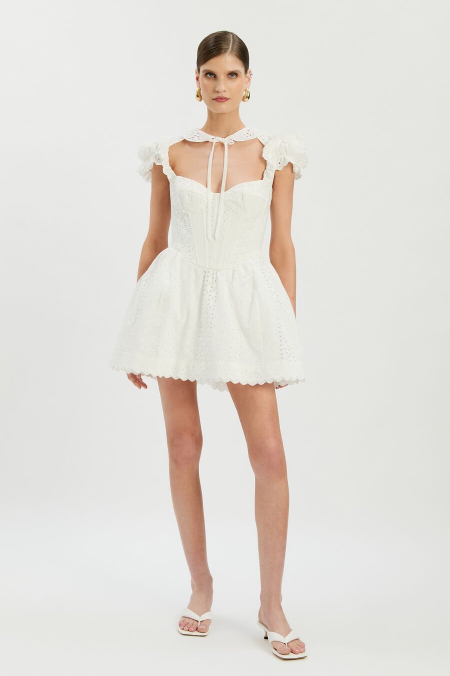 Allington Broderie Mini Dress