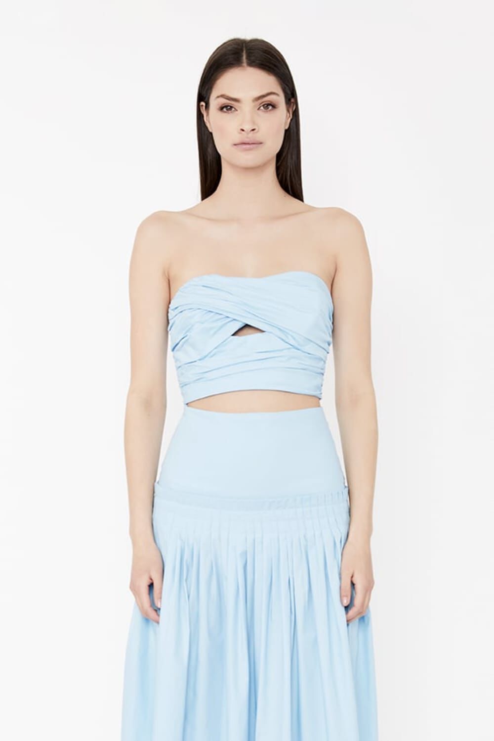 JADA TWIST TOP in colour CERULEAN