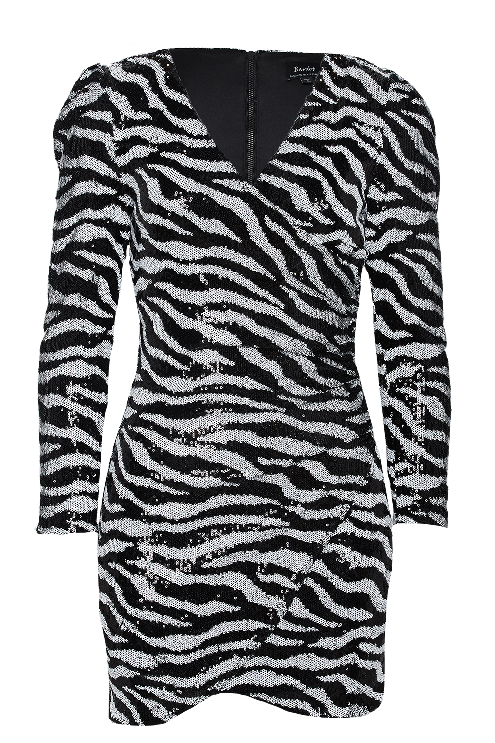 zebra sequin dress