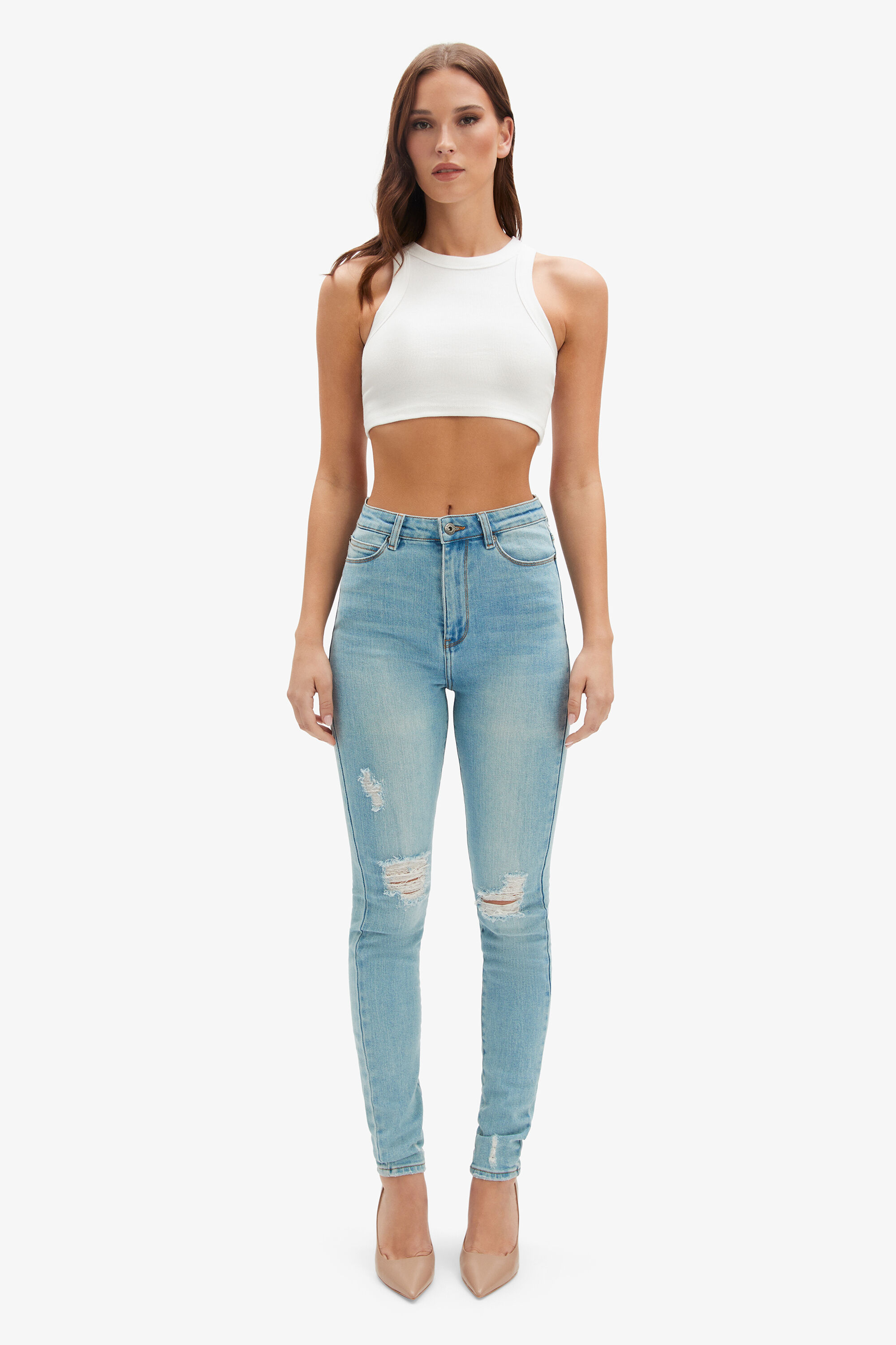 Super high waisted best sale jeans tall