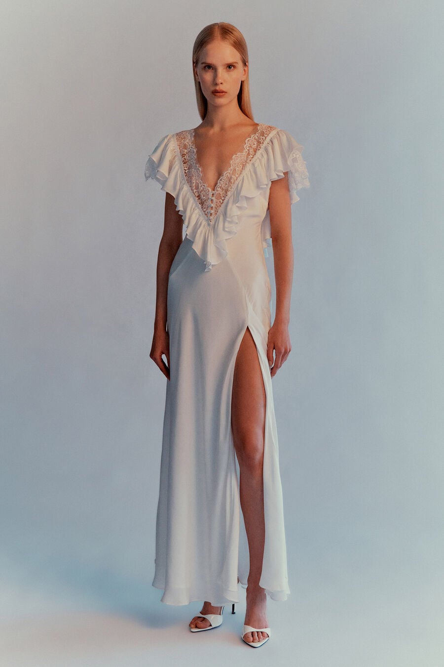 Celeste Ruffle Maxi Dress
