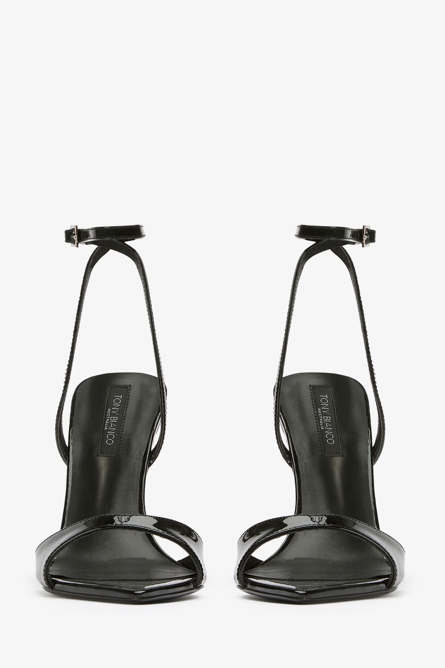 Tony Bianco Molly Black Patent Heels