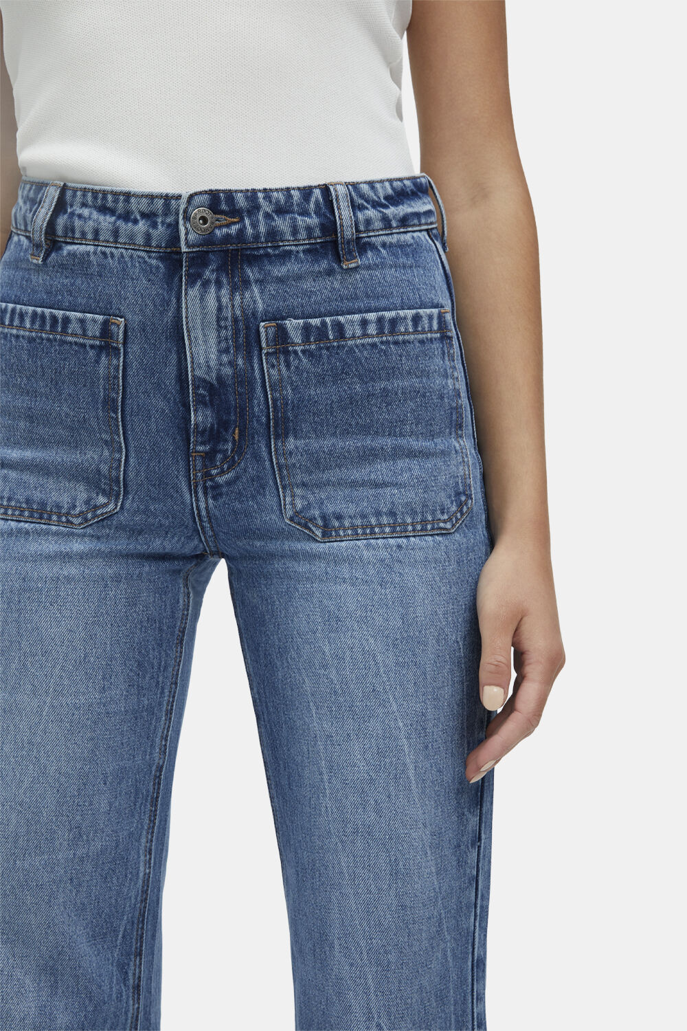 LINCOLN FLARE LEG JEAN in colour MIDNIGHT NAVY