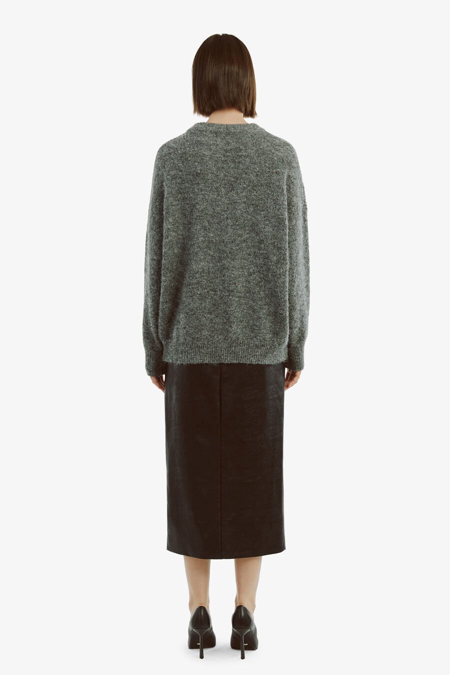 TAYTUM KNIT JUMPER in colour GREYMARLE