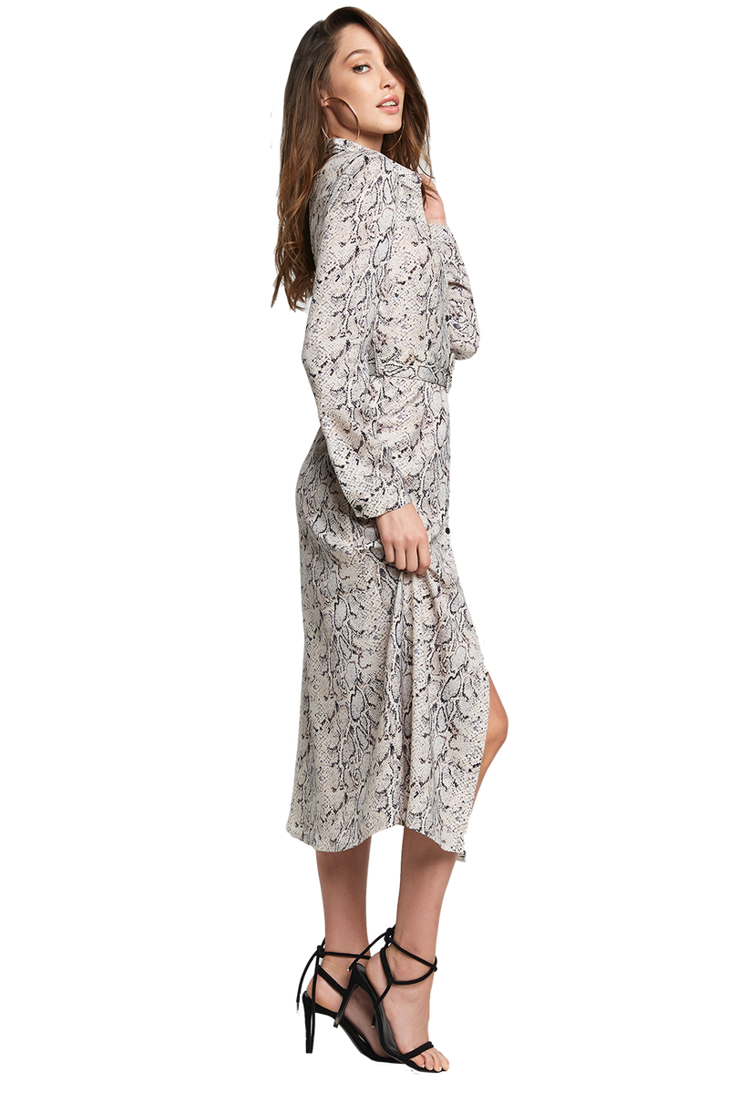 Bardot snake dress store