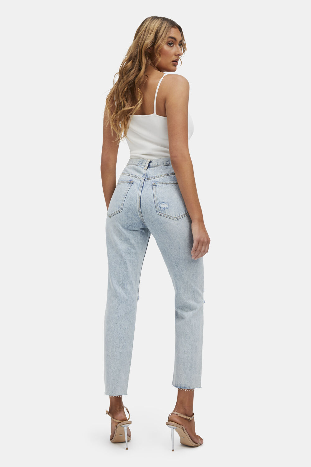 CARA STRAIGHT LEG JEAN IN INDIGO in colour TRUE NAVY