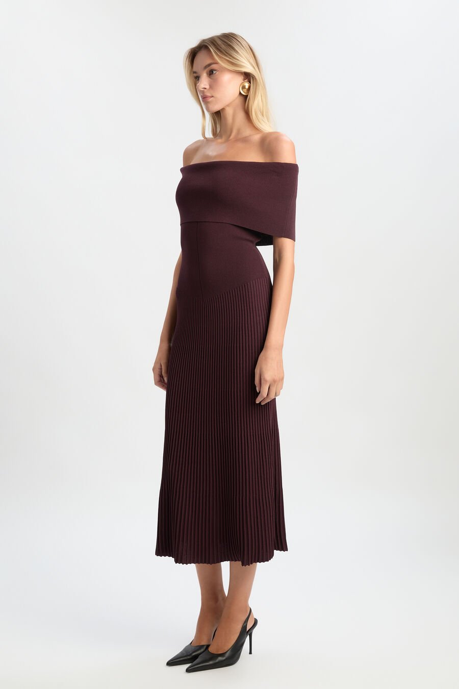 Harro Pleated Knit Dress