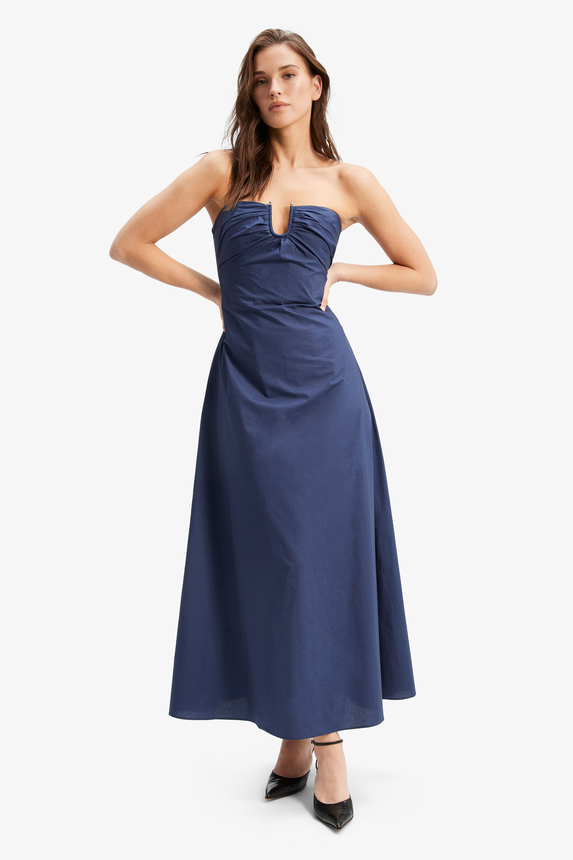 Bardot navy maxi dress sales