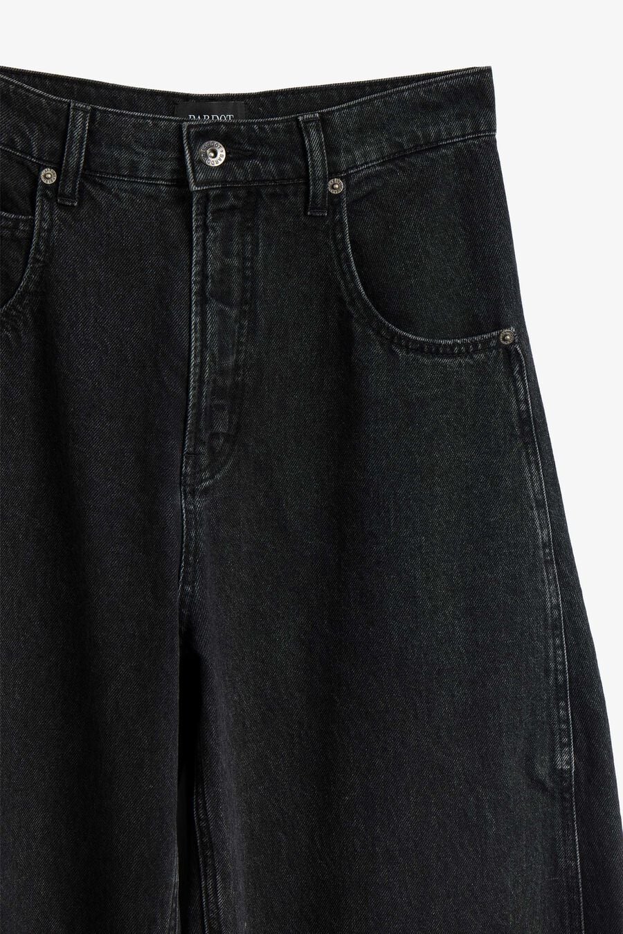 030 High Rise Barrel Leg Jean