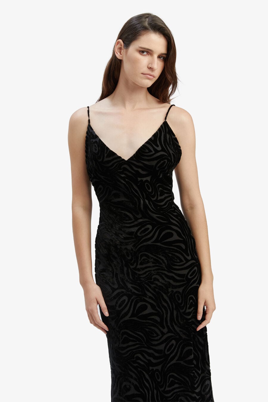 PARADISO BURNOUT MIDI DRESS