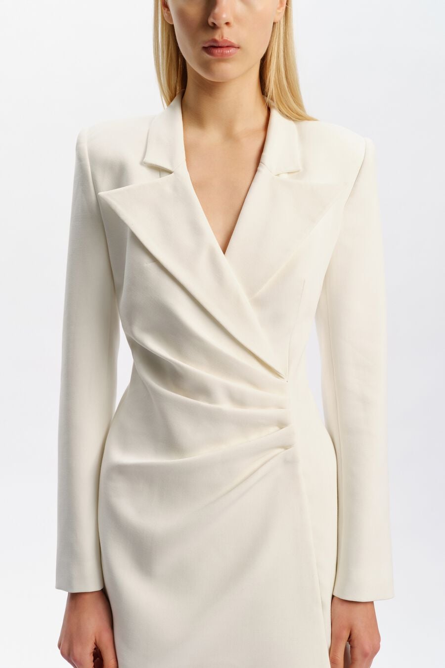 BIANCA BLAZER MINI DRESS in colour Orchid White