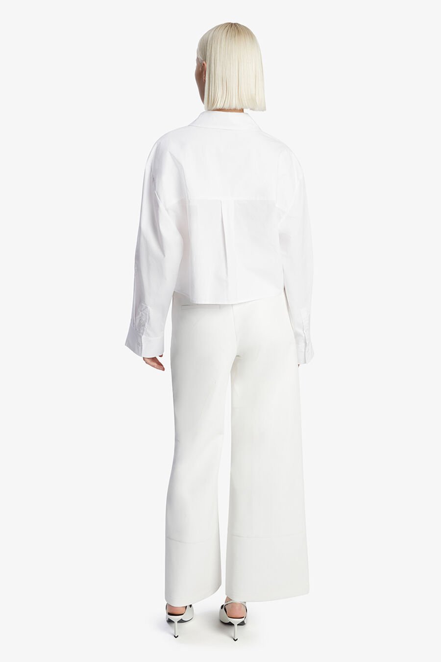 ROSITA OVERSIZED SHIRT in colour ORCHIDWHT