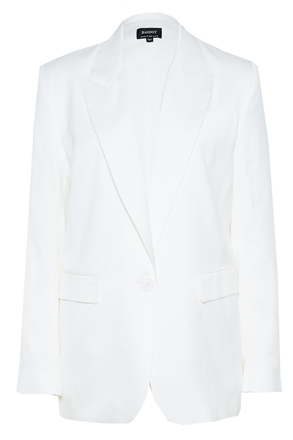 white relaxed blazer
