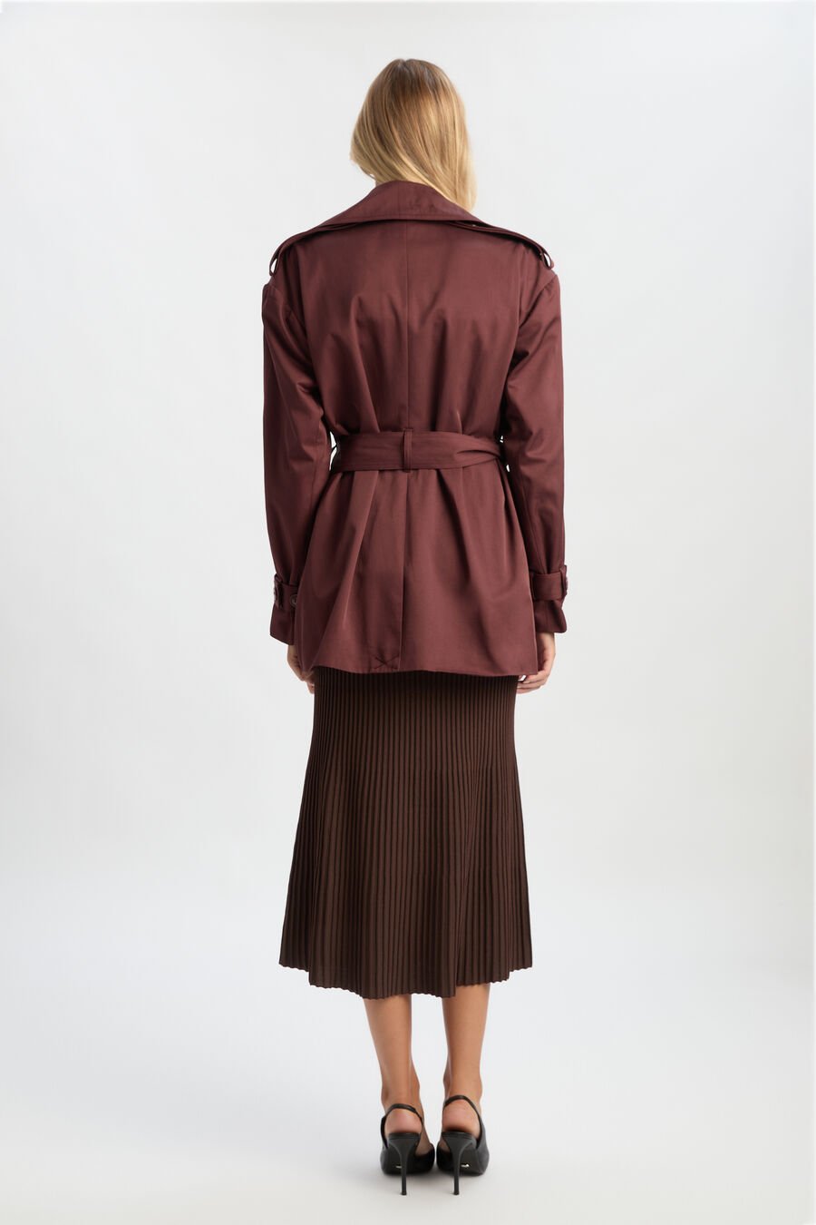 Aster Short Trench Coat