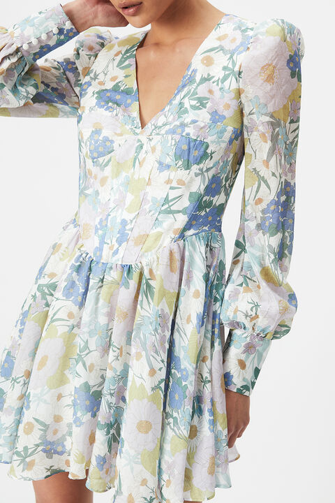 ZELINA MINI DRESS in colour DRESS BLUES