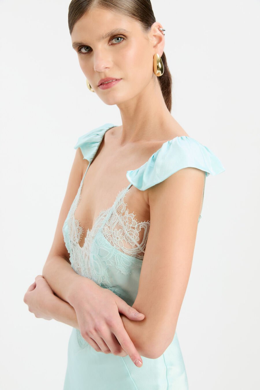 Ivy Lace Detail Maxi Dress