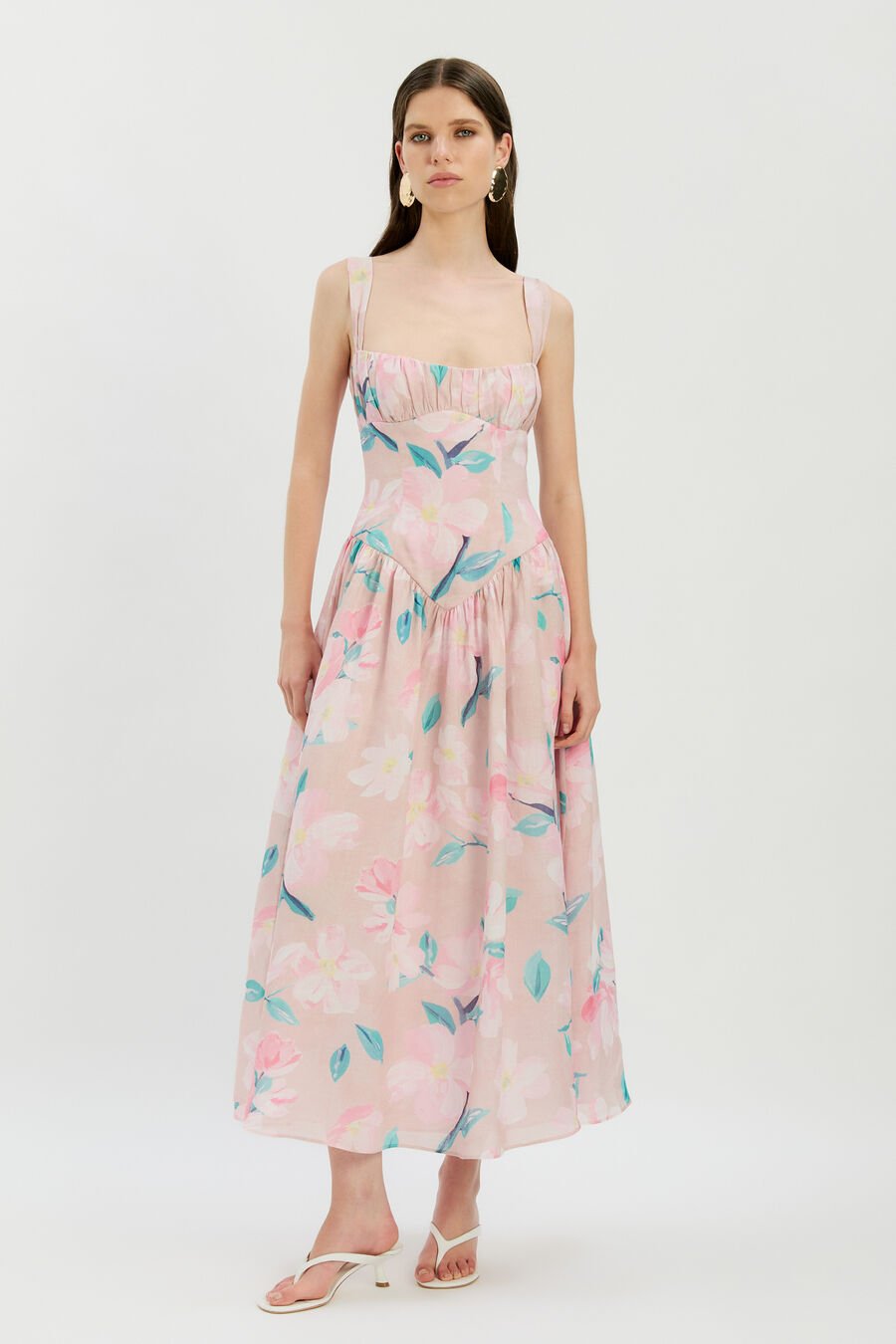 Cartia Printed Midi Dress