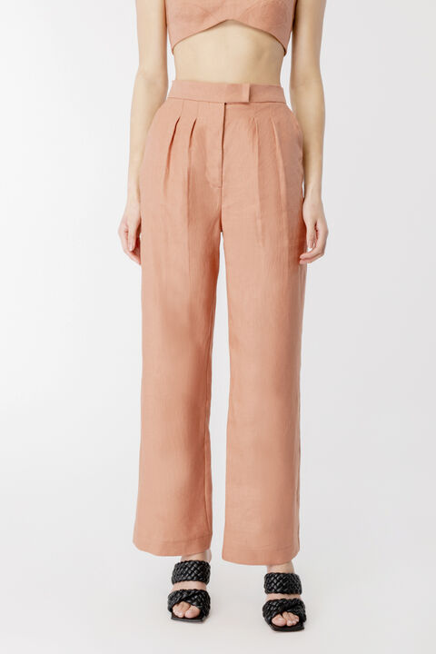 LANI TUCK PANT in colour CAVIAR