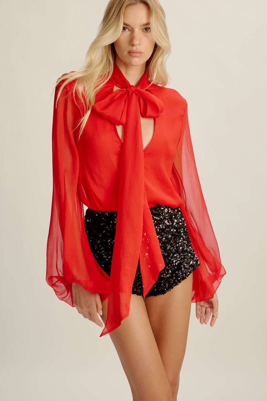 Solace Tie Front Blouse