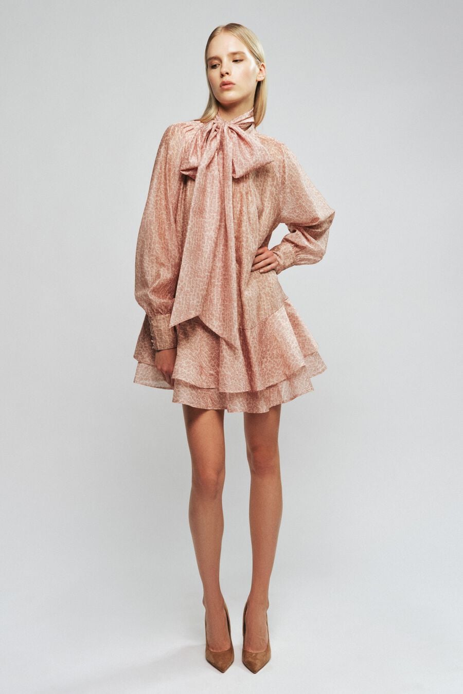 Adrie Babydoll Mini Dress