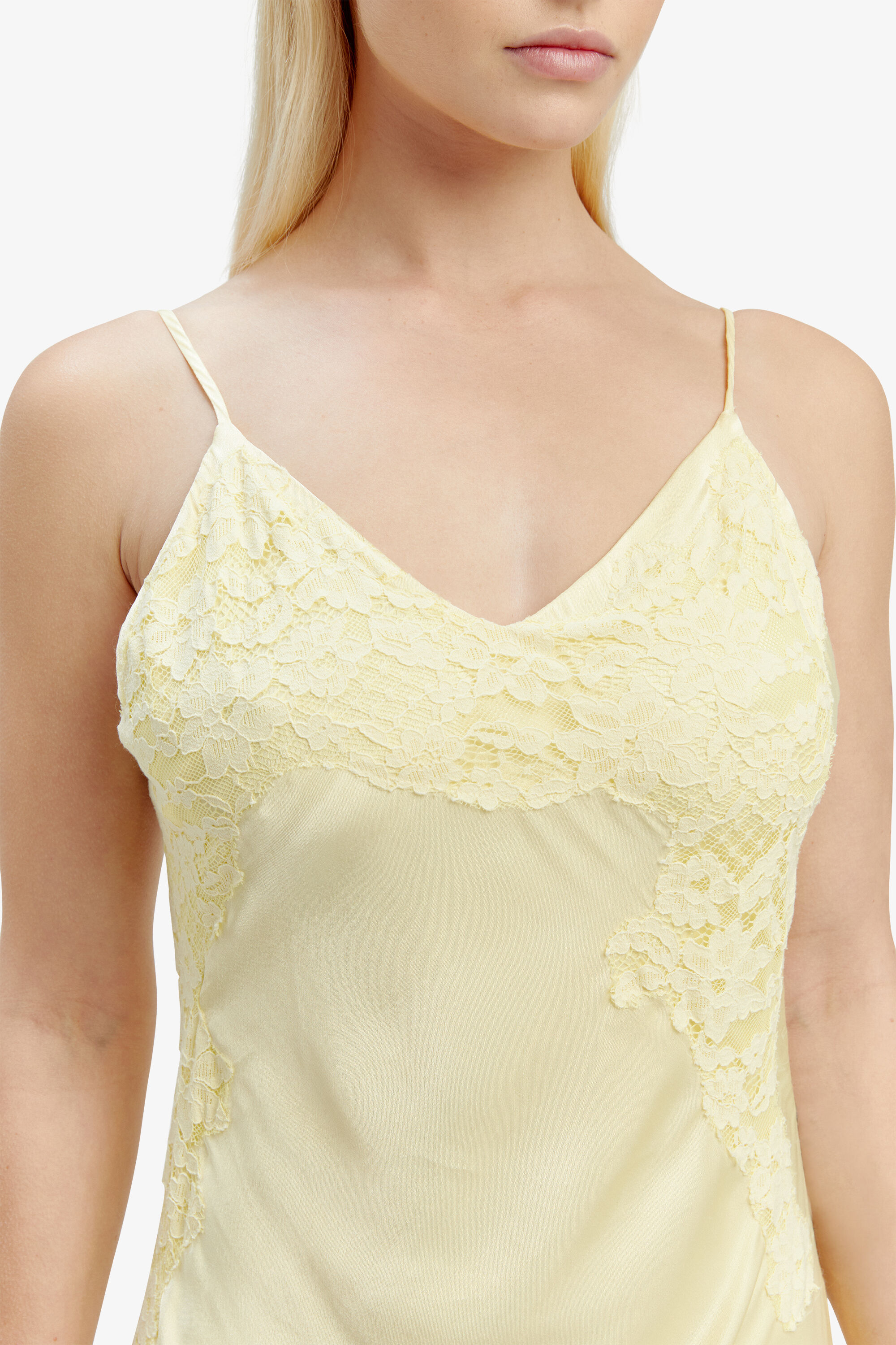 Bardot yellow lace dress 2025