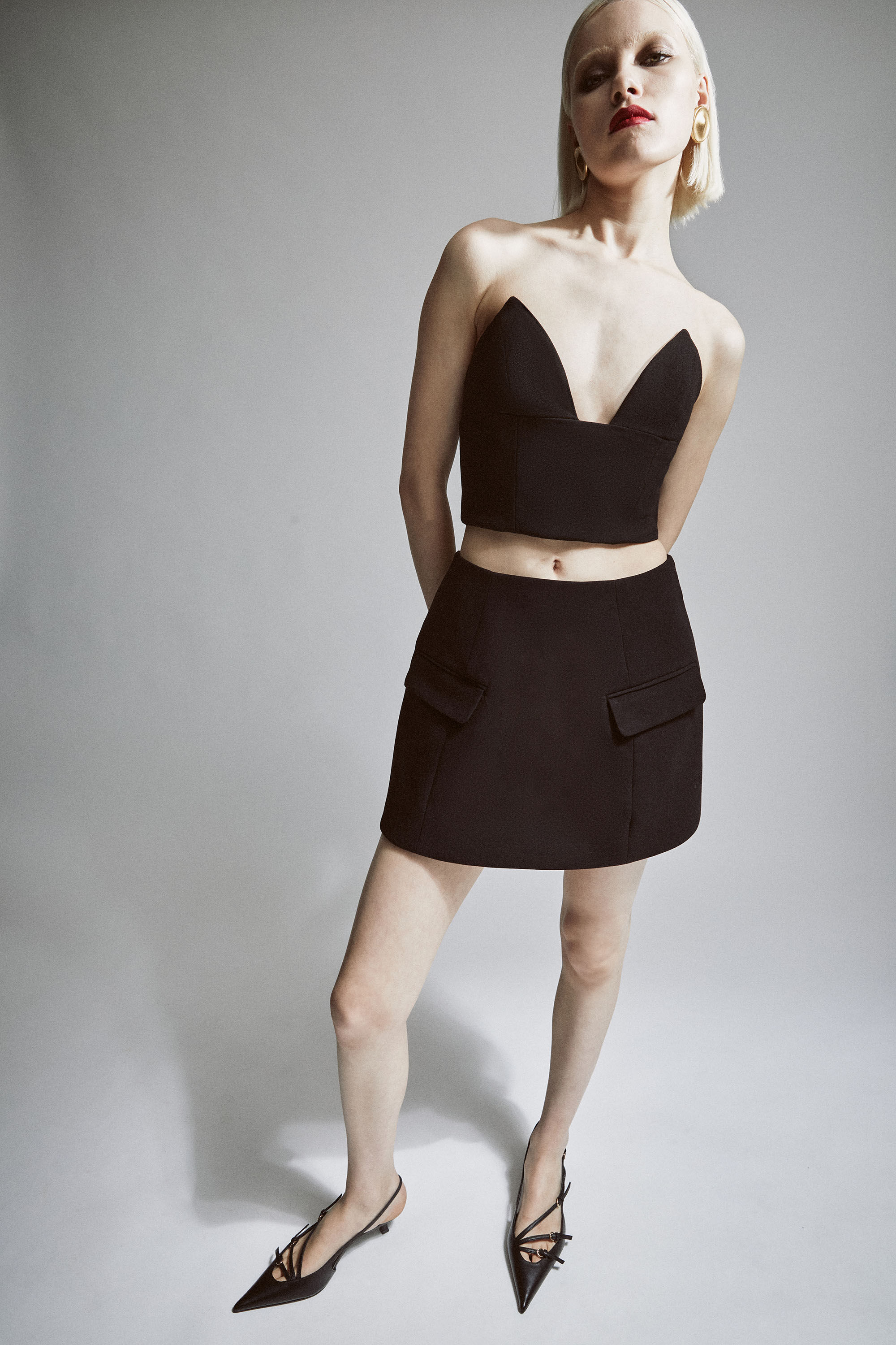 商品画像：ANDMARY】Gigi mouton skirt 4