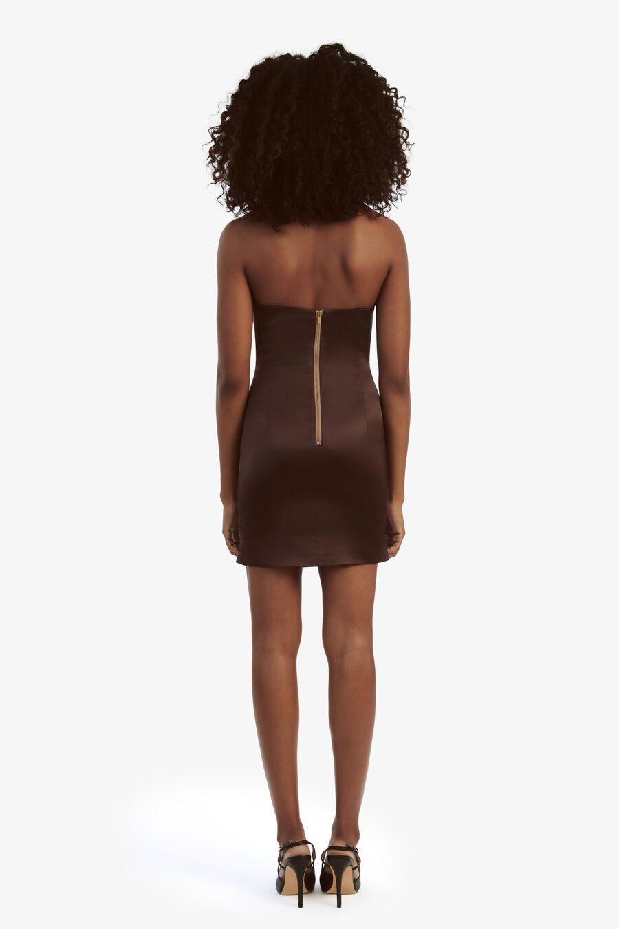 Eleni Satin Mini Dress